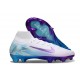 Nike Zoom Mercurial Superfly 10 Elite FG Biały Niebieski Fioletowy