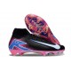 Nike Zoom Mercurial Superfly 10 Elite FG Czarny Biały Różowy Niebieski