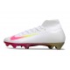 Nike Zoom Mercurial Superfly 10 Elite FG Biały Różowy