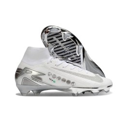 Nike Zoom Mercurial Superfly 10 Elite FG Biały Srebro
