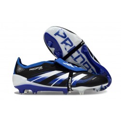 Buty adidas Predator Elite Foldover Tongue FG Czarny Niebieski Biały 