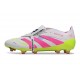 Buty adidas Predator Elite Foldover Tongue FG Biały Różowy Zawistny