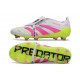 Buty adidas Predator Elite Foldover Tongue FG Biały Różowy Zawistny