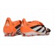 Buty adidas Predator Elite Foldover Tongue FG Czarny Biały Pomarańczowy