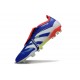 Buty adidas Predator Elite Foldover Tongue FG Niebieski Biały Czerwony