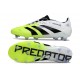 Korki Piłkarskie adidas Predator Elite FG Biały Czarny Zawistny