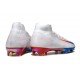Nike Air Zoom Mercurial Superfly X Elite FG Biały Niebieski Czerwony