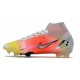 Buty piłkarskie Nike Mercurial Superfly 8 Elite FG Biały Czerwony Zawistny