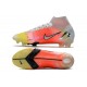 Buty piłkarskie Nike Mercurial Superfly 8 Elite FG Biały Czerwony Zawistny