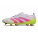 Korki Piłkarskie adidas Predator Elite FG Biały Różowy Zawistny