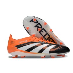Korki Piłkarskie adidas Predator Elite FG Czarny Biały Pomarańczowy