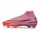 Nike Air Zoom Mercurial Superfly X Elite FG Różowy Pomarańczowy
