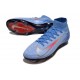 Nike Air Zoom Mercurial Superfly X Elite FG Niebieski Czerwony