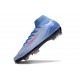 Nike Air Zoom Mercurial Superfly X Elite FG Niebieski Czerwony