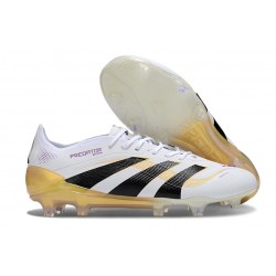 Korki Piłkarskie adidas Predator Elite FG Biały Czarny Złoto