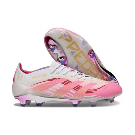 Korki Piłkarskie adidas Predator Elite FG Różowy Biały