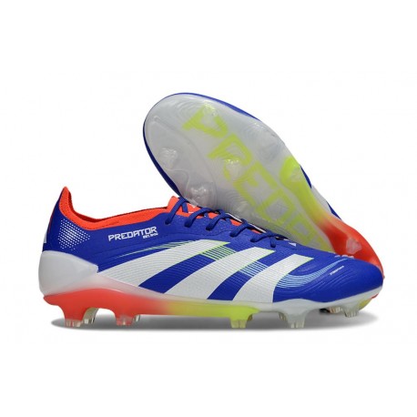Korki Piłkarskie adidas Predator Elite FG Niebieski Biały Czerwony