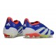 Korki Piłkarskie adidas Predator Elite FG Niebieski Biały Czerwony