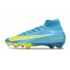 Nike Air Zoom Mercurial Superfly X Elite FG Niebieski Zawistny