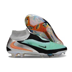 Wysokie buty piłkarskie Nike Phantom 6 Elite FG Zielony Czarny Czerwony