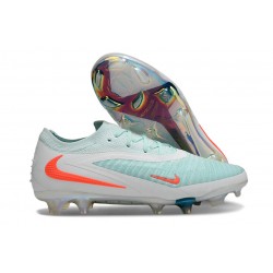 Nike Phantom 6 Niskie Elite FG Biały Zielony Pomarańczo