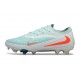 Nike Phantom 6 Niskie Elite FG Biały Zielony Pomarańczo