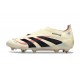 adidas Predator 25 Elite LL FG Beżowy Czarny Czerwony