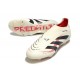 adidas Predator 25 Elite LL FG Beżowy Czarny Czerwony