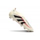 adidas Predator 25 Elite LL FG Beżowy Czarny Czerwony