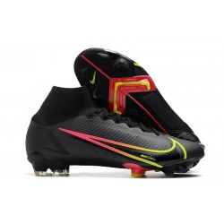 Buty piłkarskie Nike Mercurial Superfly 8 Elite FG Czarny Czerwony