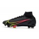 Buty piłkarskie Nike Mercurial Superfly 8 Elite FG Czarny Czerwony