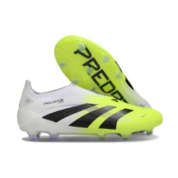 adidas Predator 25 Elite LL FG Biały Czarny Zawistny
