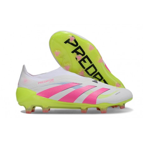 adidas Predator 25 Elite LL FG Biały Różowy Zawistny