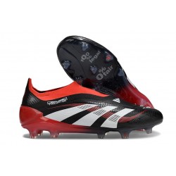 adidas Predator 25 Elite LL FG Czarny Biały Czerwony