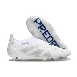 adidas Predator 25 Elite LL FG Biały Wilczy Niebieski