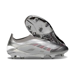 adidas Predator 25 Elite LL FG Srebro Szary
