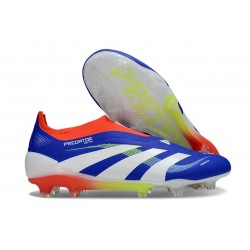 adidas Predator 25 Elite LL FG Niebieski Biały Czerwony