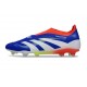 adidas Predator 25 Elite LL FG Niebieski Biały Czerwony