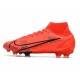 Buty piłkarskie Nike Mercurial Superfly 8 Elite FG Czerwony Czarny