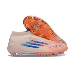 adidas F50 Elite Mid FG Pomarańczowy Niebieski