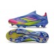 Korki Piłkarskie adidas F50+ Laceless FG Niebieski Zawistny Różowy