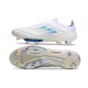 Korki Piłkarskie adidas F50+ Laceless FG Biały Srebro Niebieski