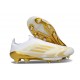 Korki Piłkarskie adidas F50+ Laceless FG Biały Złoto