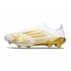 Korki Piłkarskie adidas F50+ Laceless FG Biały Złoto