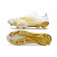 Korki Piłkarskie adidas F50+ Laceless FG Biały Złoto