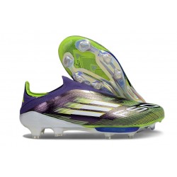 Korki Piłkarskie adidas F50+ Laceless FG Fioletowy Biały Zawistny