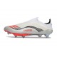 Korki Piłkarskie adidas F50+ Laceless FG X Messi Biały Srebro Czerwony