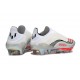 Korki Piłkarskie adidas F50+ Laceless FG X Messi Biały Srebro Czerwony