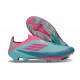 Korki Piłkarskie adidas F50+ Laceless FG X Messi Niebieski Różowy