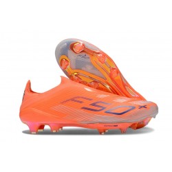 Korki Piłkarskie adidas F50+ Laceless FG Pomarańczowy Czarny